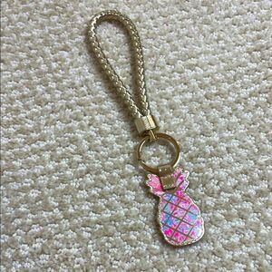 NWOT Lilly Pulitzer Pineapple Keychain